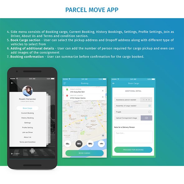 Shipping Uber Courier Parcel Logistic Delivery Management